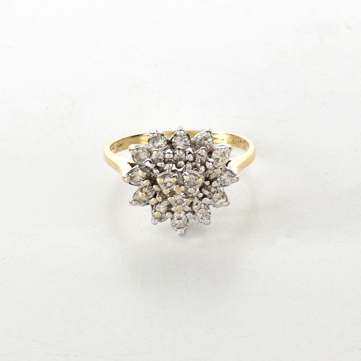 Diamond and 14K Ring