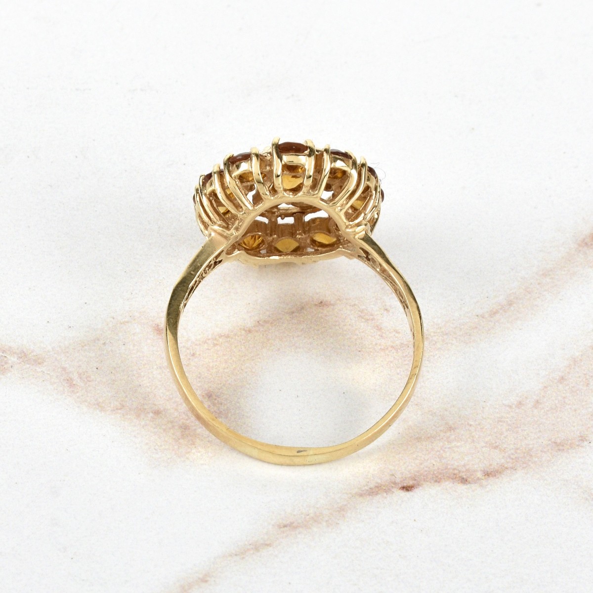 Citrine and 14K Ring