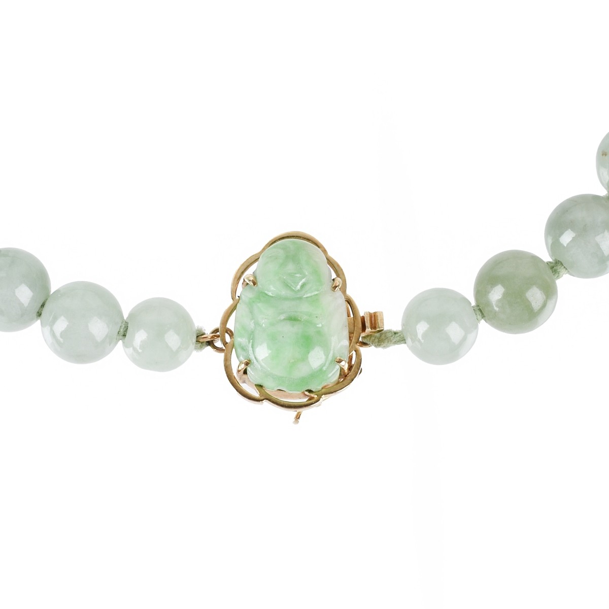 Jade and 14K Necklace