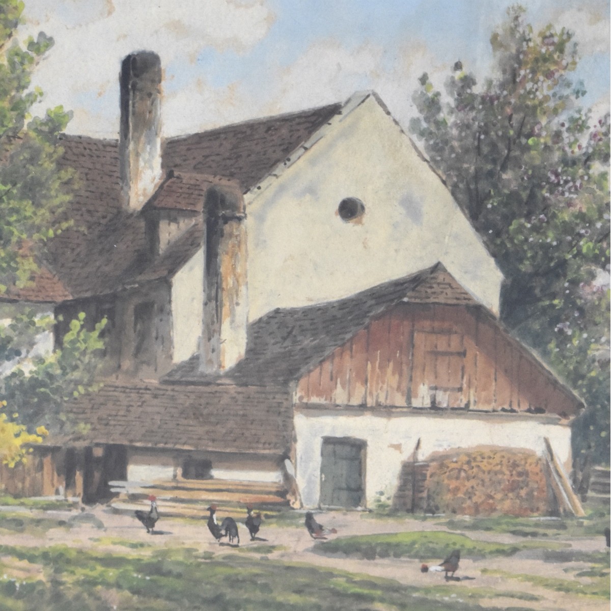 Gustav Benesch (Austrian 19C) Watercolor