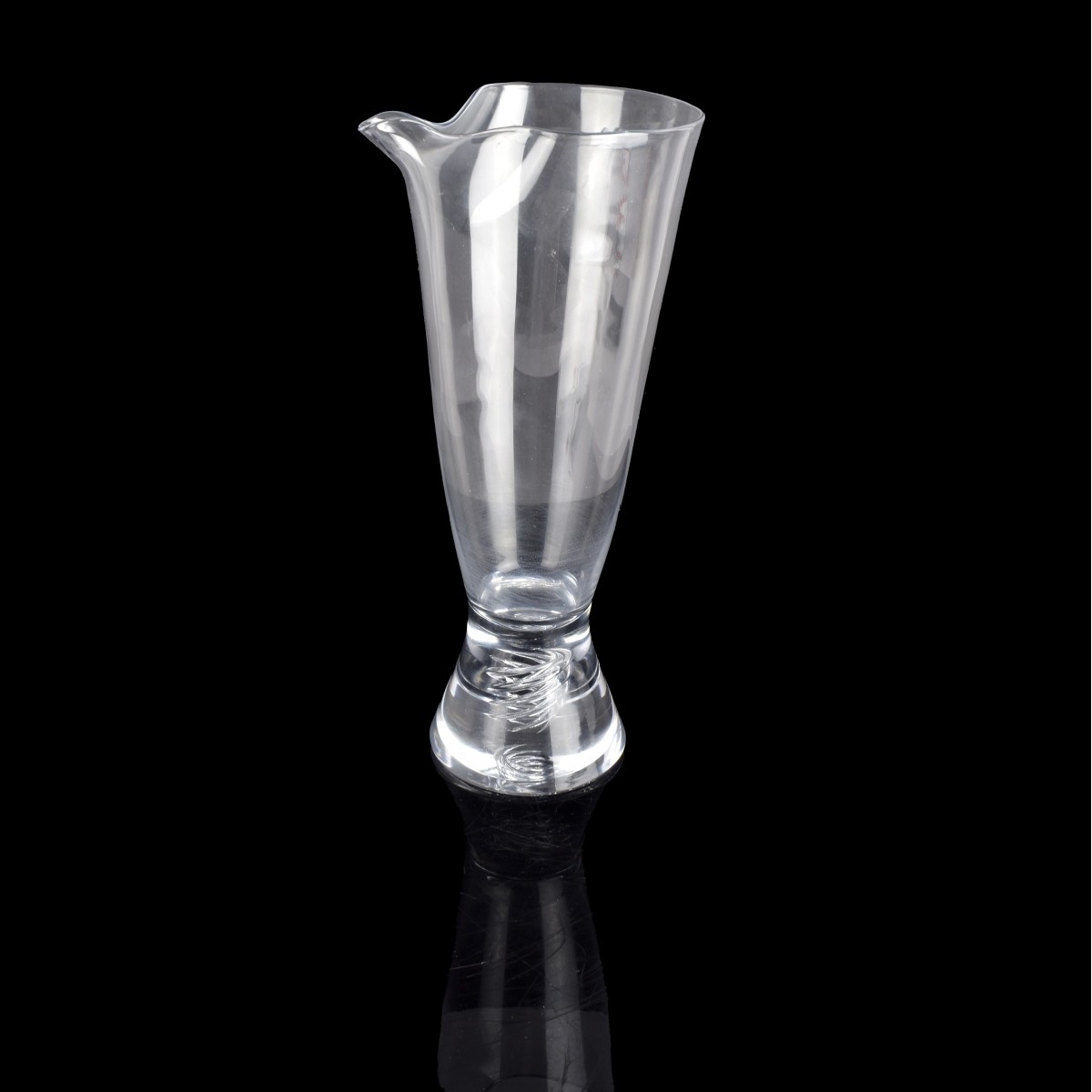 English Crystal by "Tudor" Martini Jug