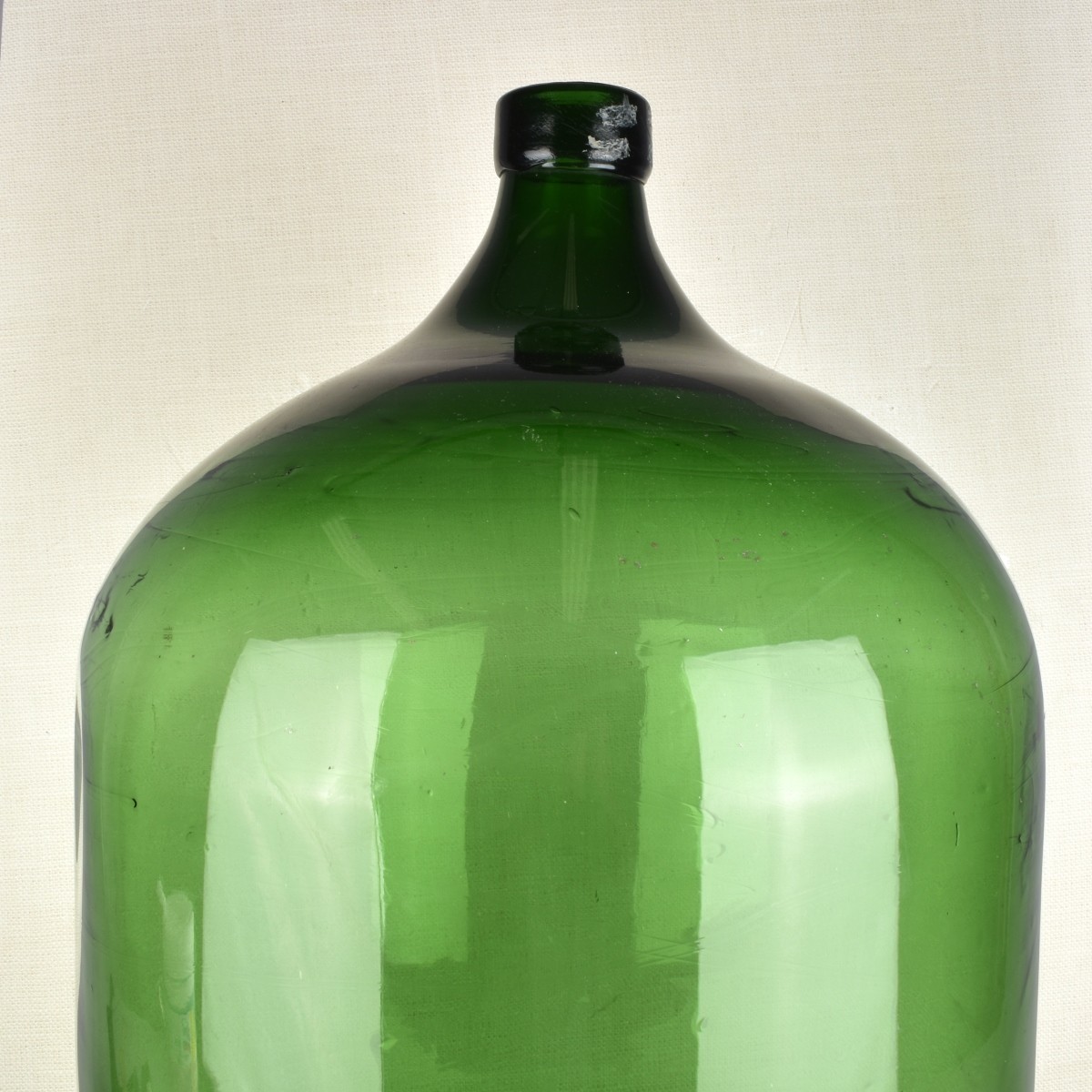 Enormous Green Glass Bottle