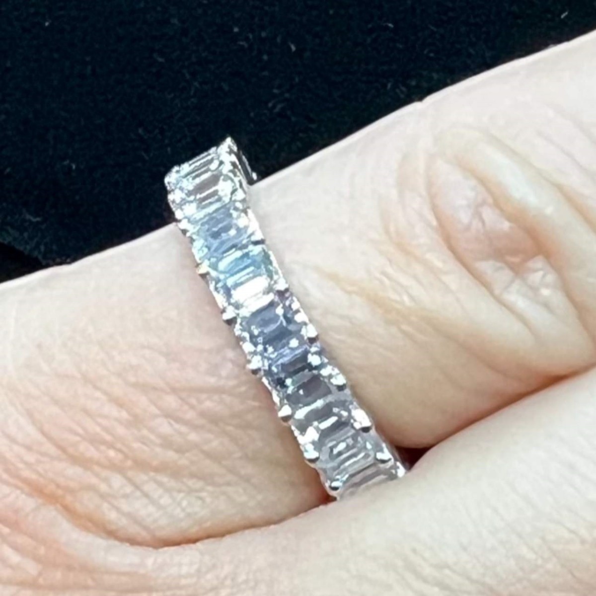 Diamond and Platinum Ring