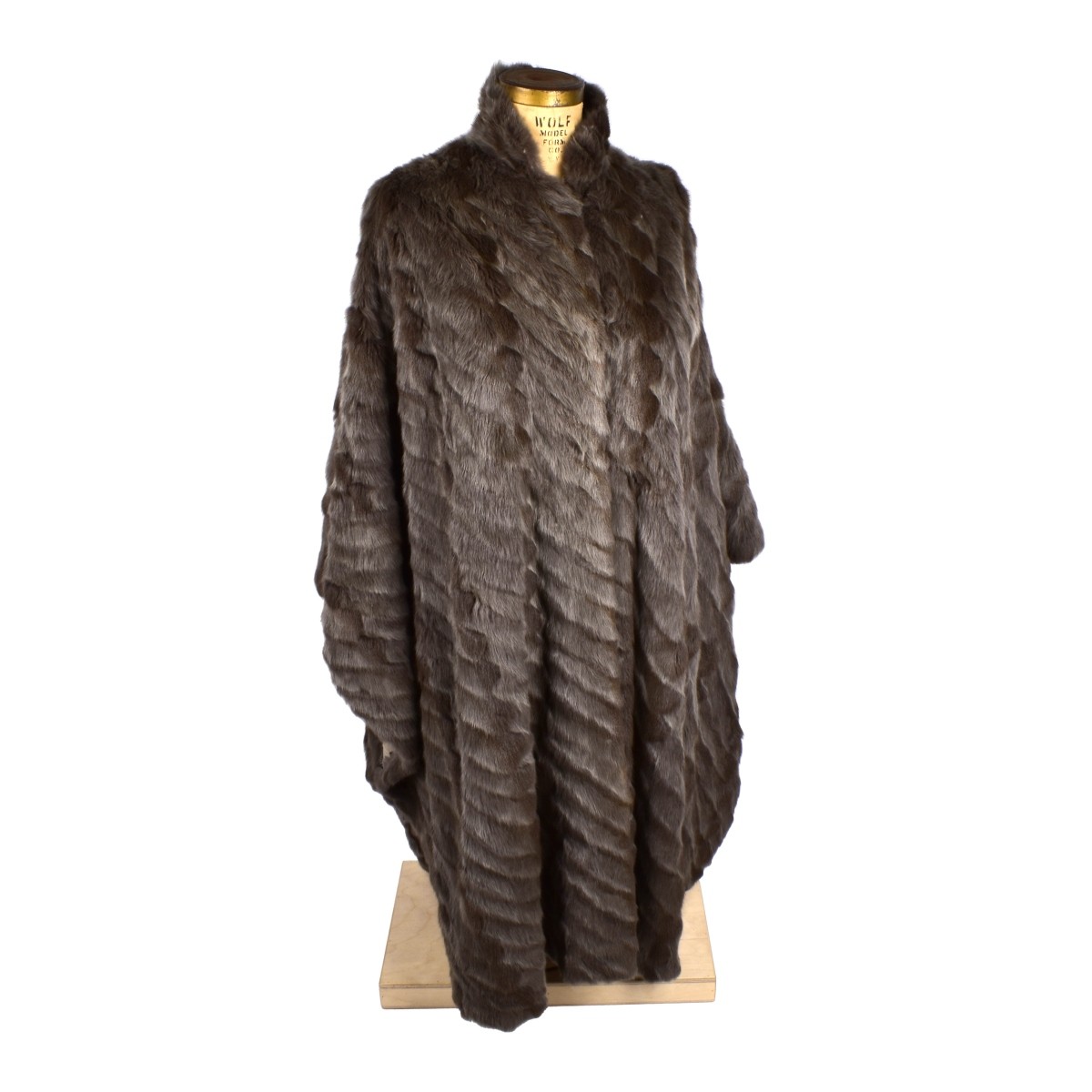 Vintage Fendi Fur Shawl Cape / Poncho