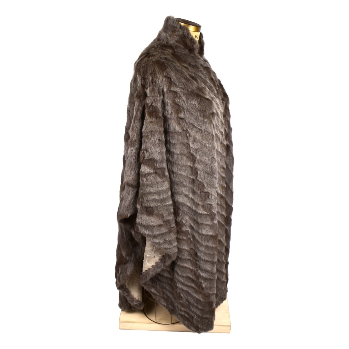 Vintage Fendi Fur Shawl Cape / Poncho