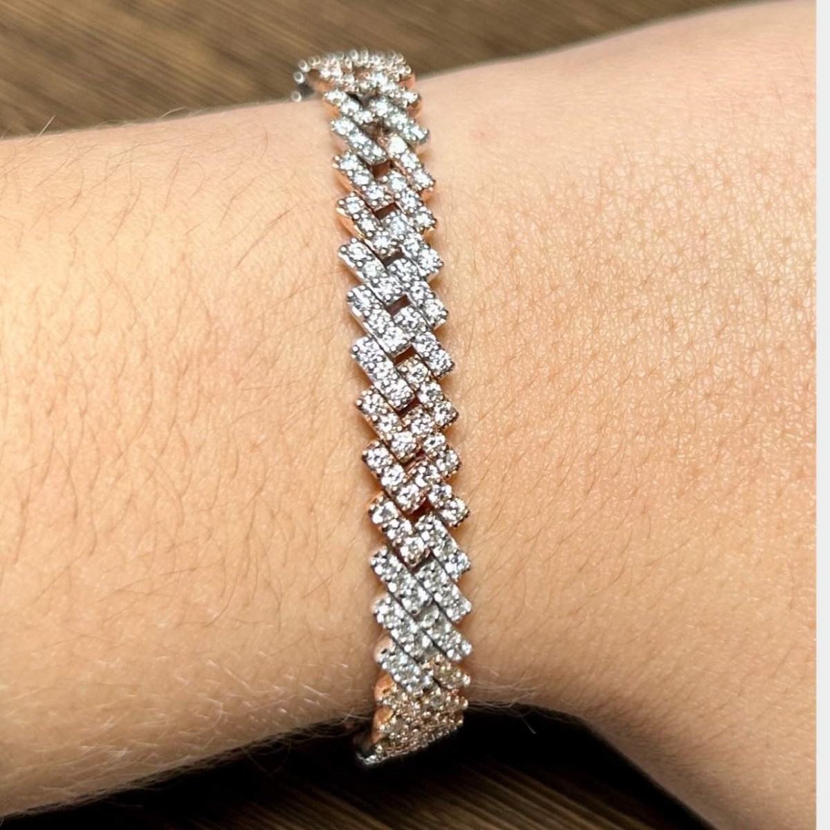 Diamond and 14K Bracelet