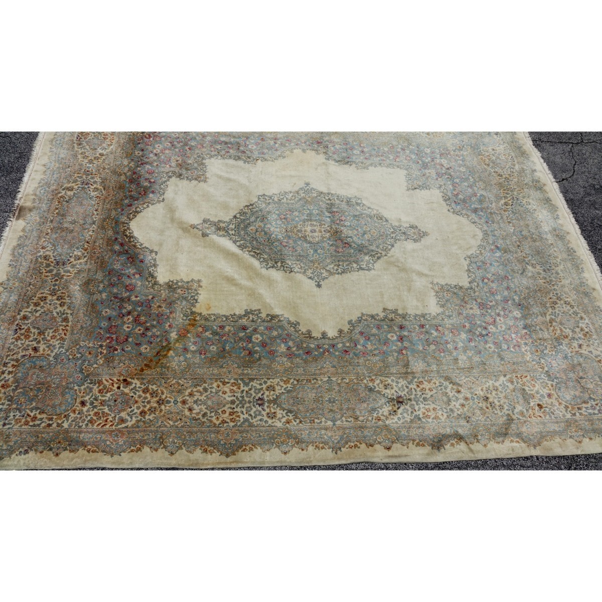 Semi Antique Persian Kerman Rug