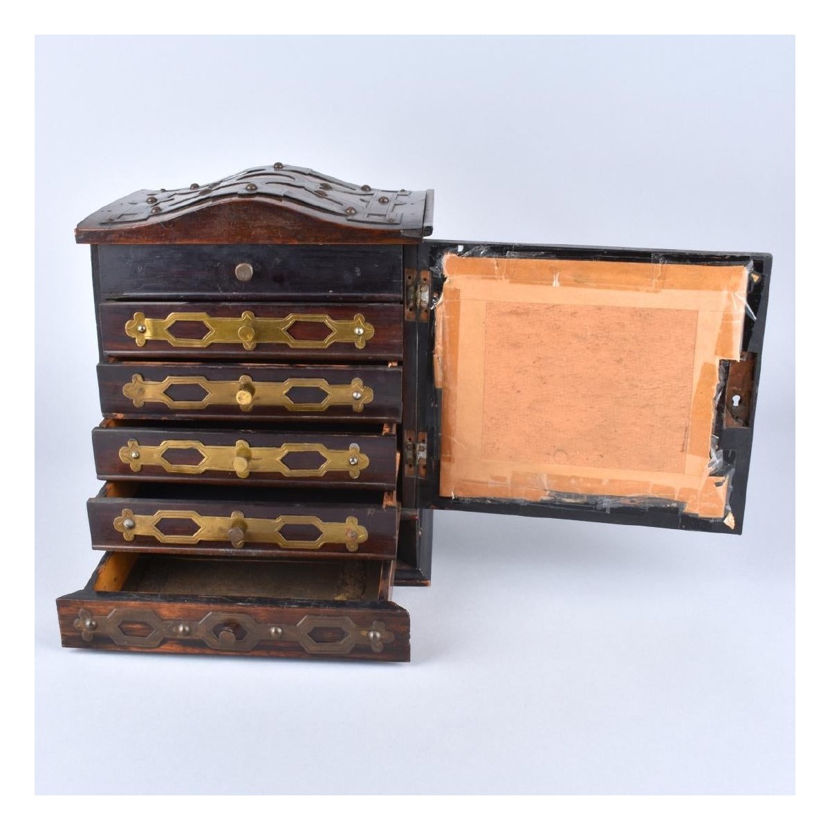 Antique Wooden Jewelry Box