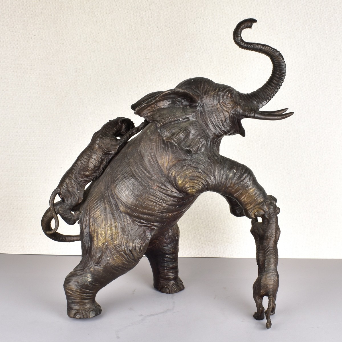 Bronze Elephant Sculpture