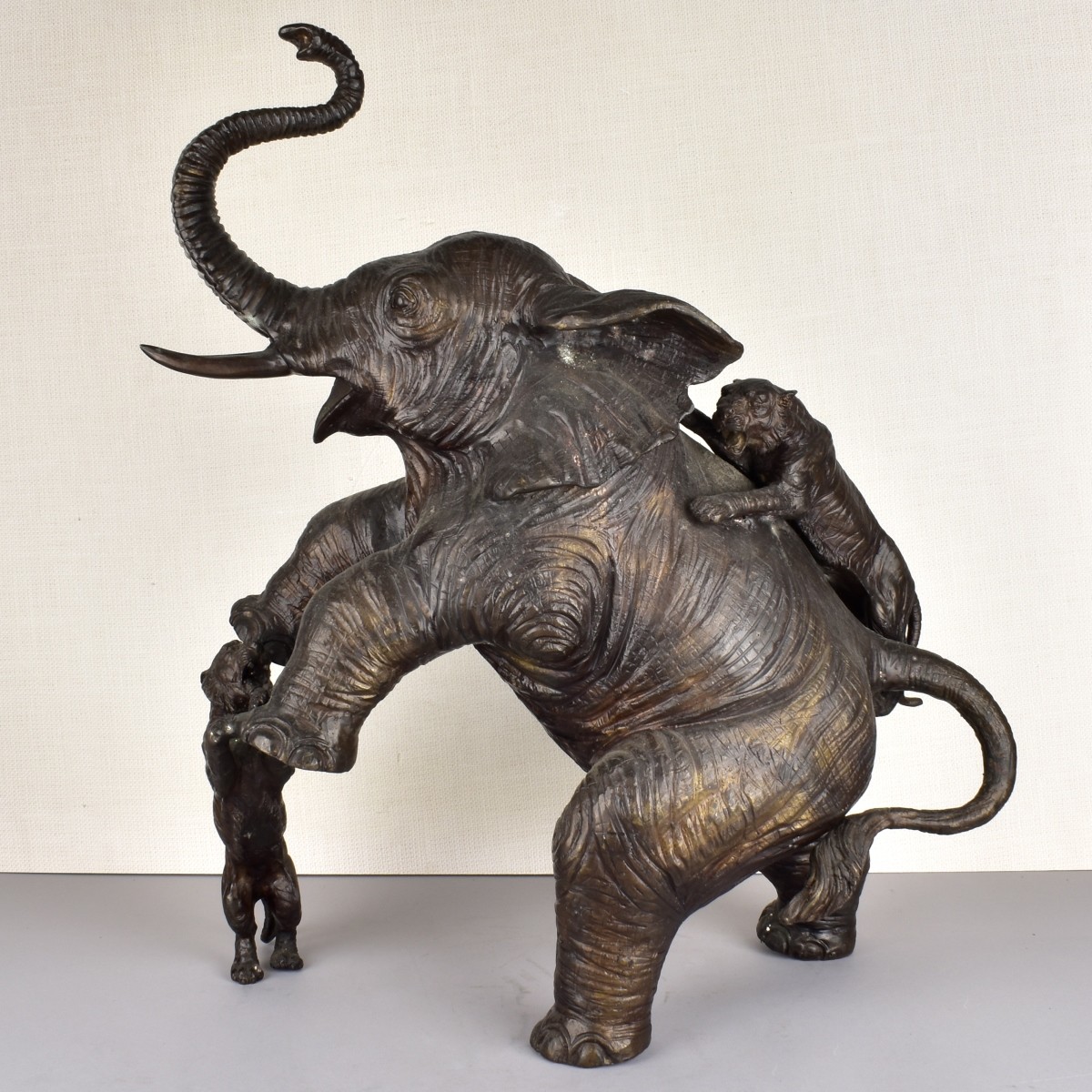 Bronze Elephant Sculpture