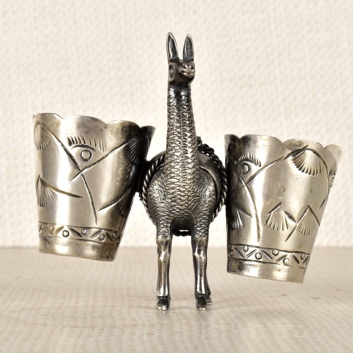 Sterling Silver Llama Open Cellars