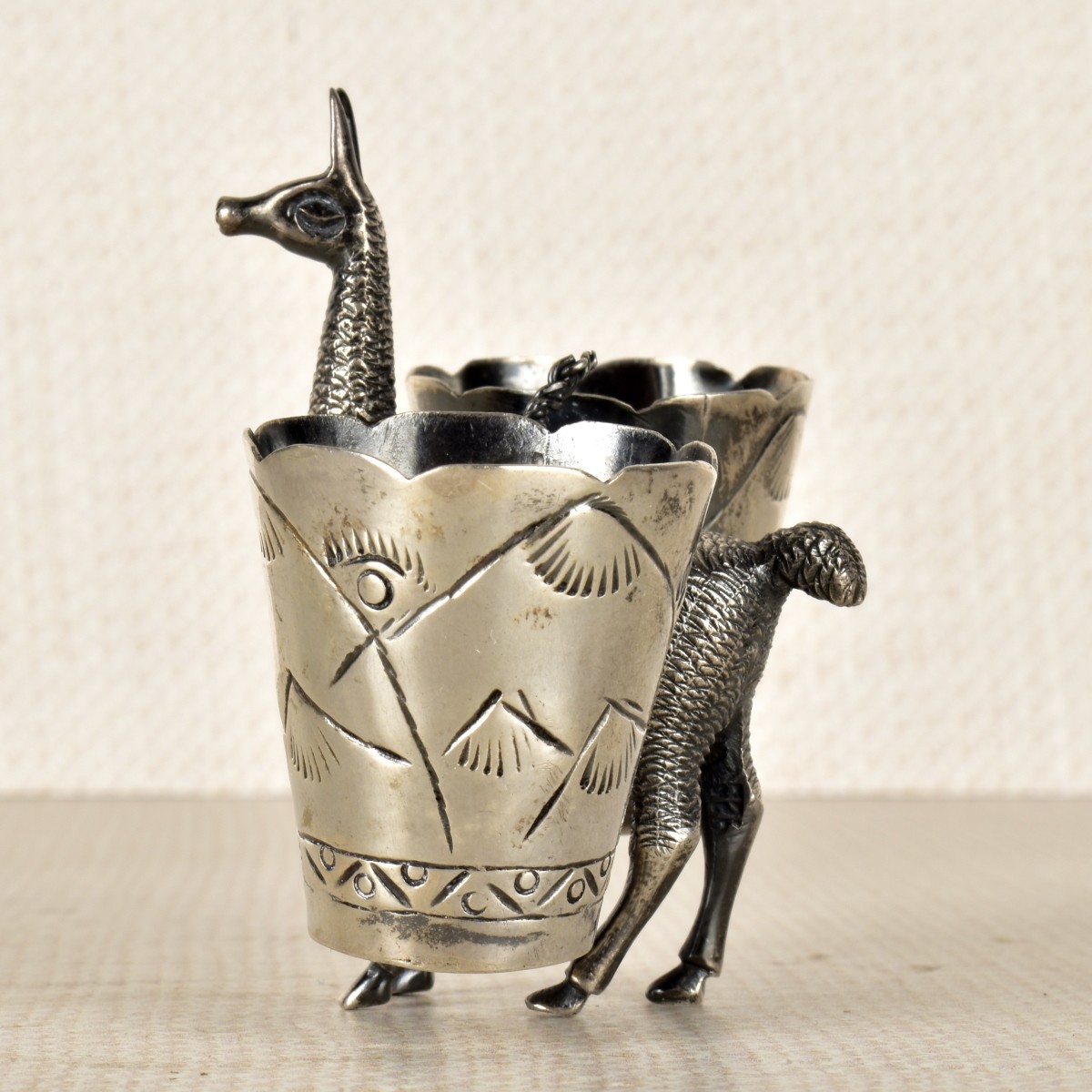 Sterling Silver Llama Open Cellars