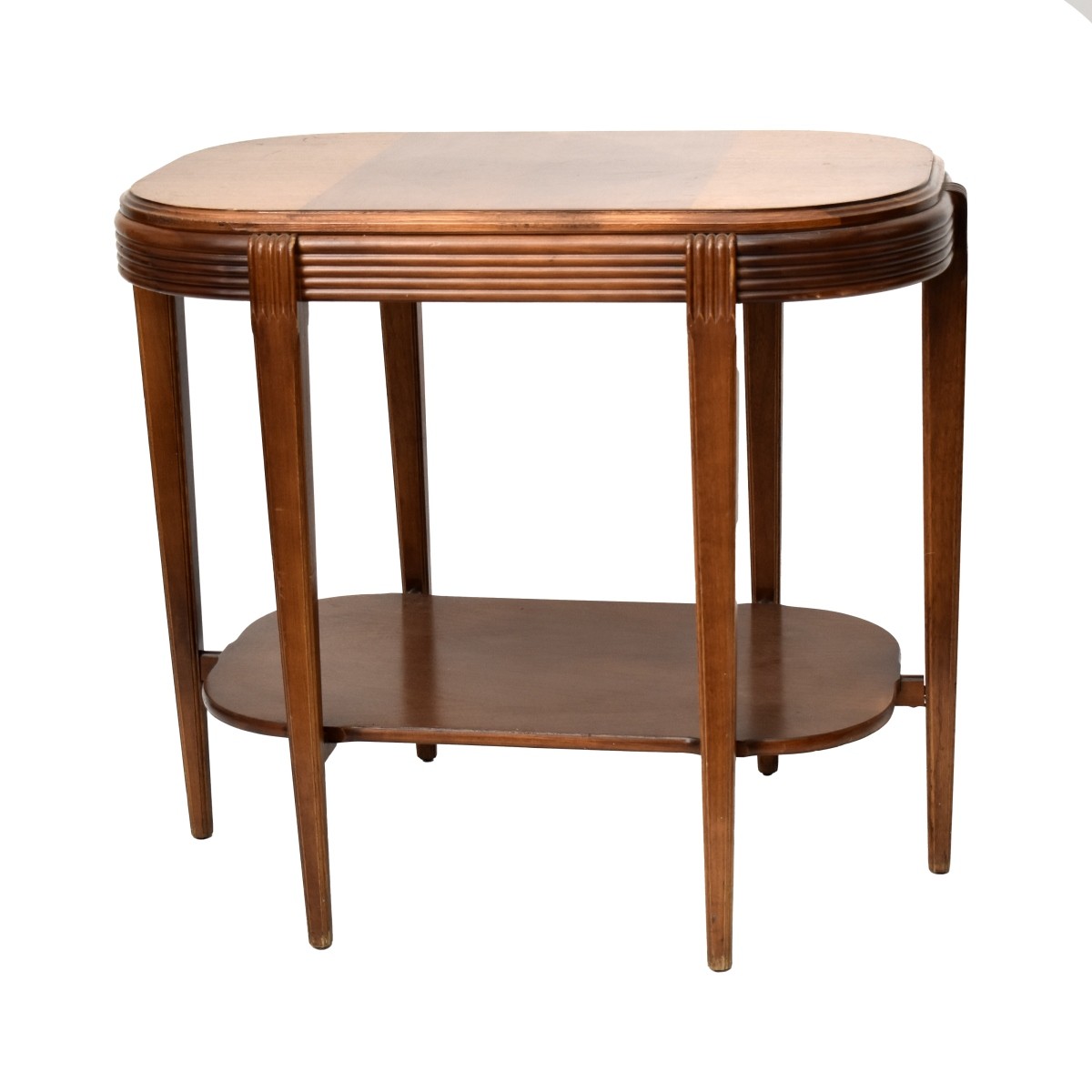 Art Deco Style Wood Table