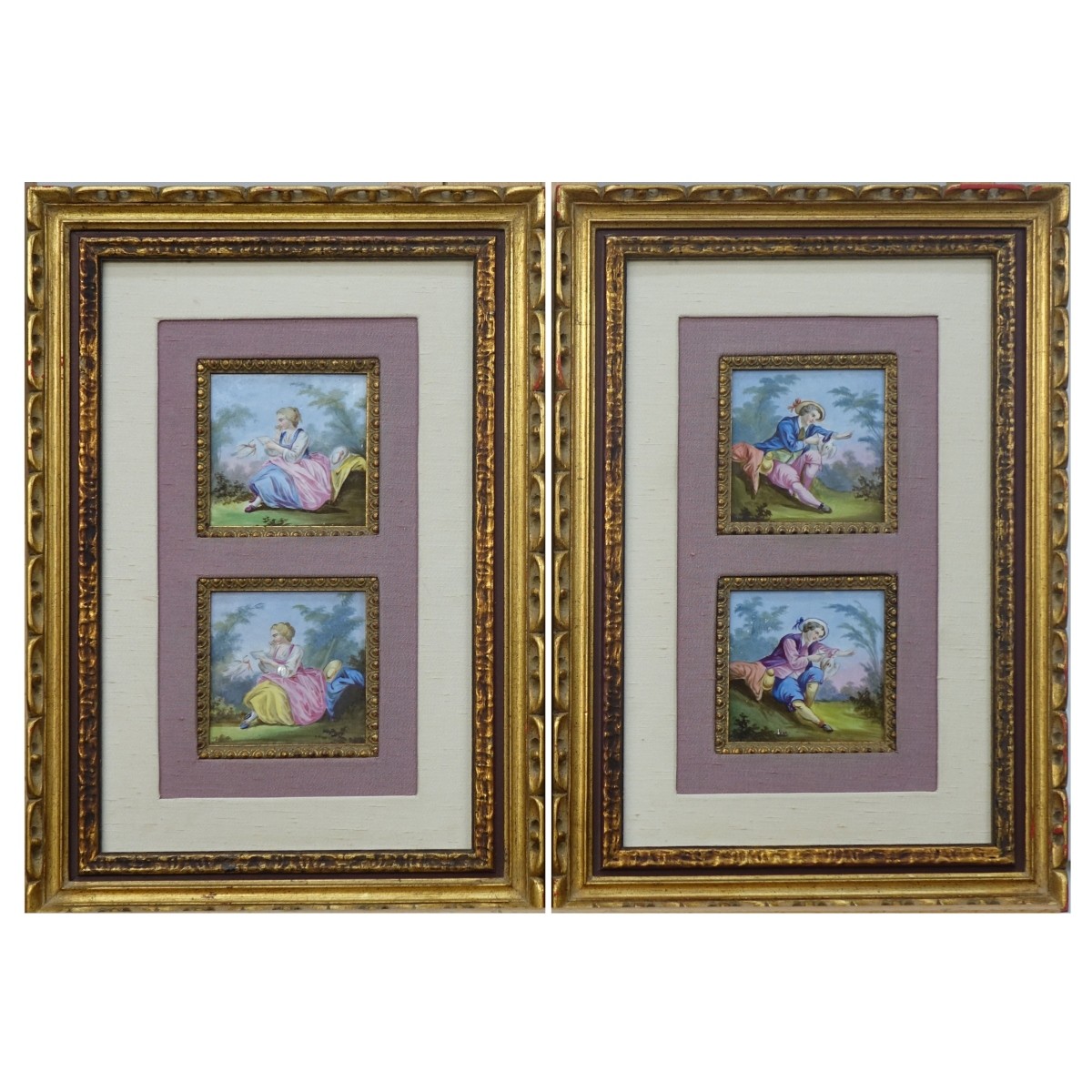 Pair of Porcelain Plaques