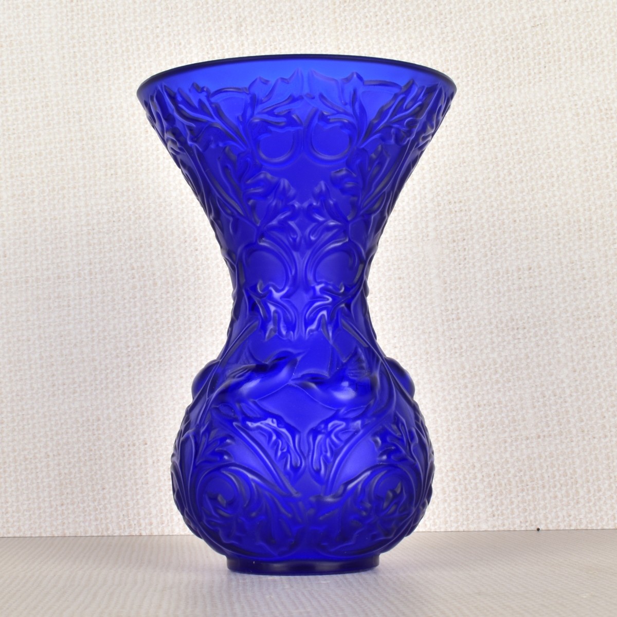 Lalique "Arabesque" Crystal Vase