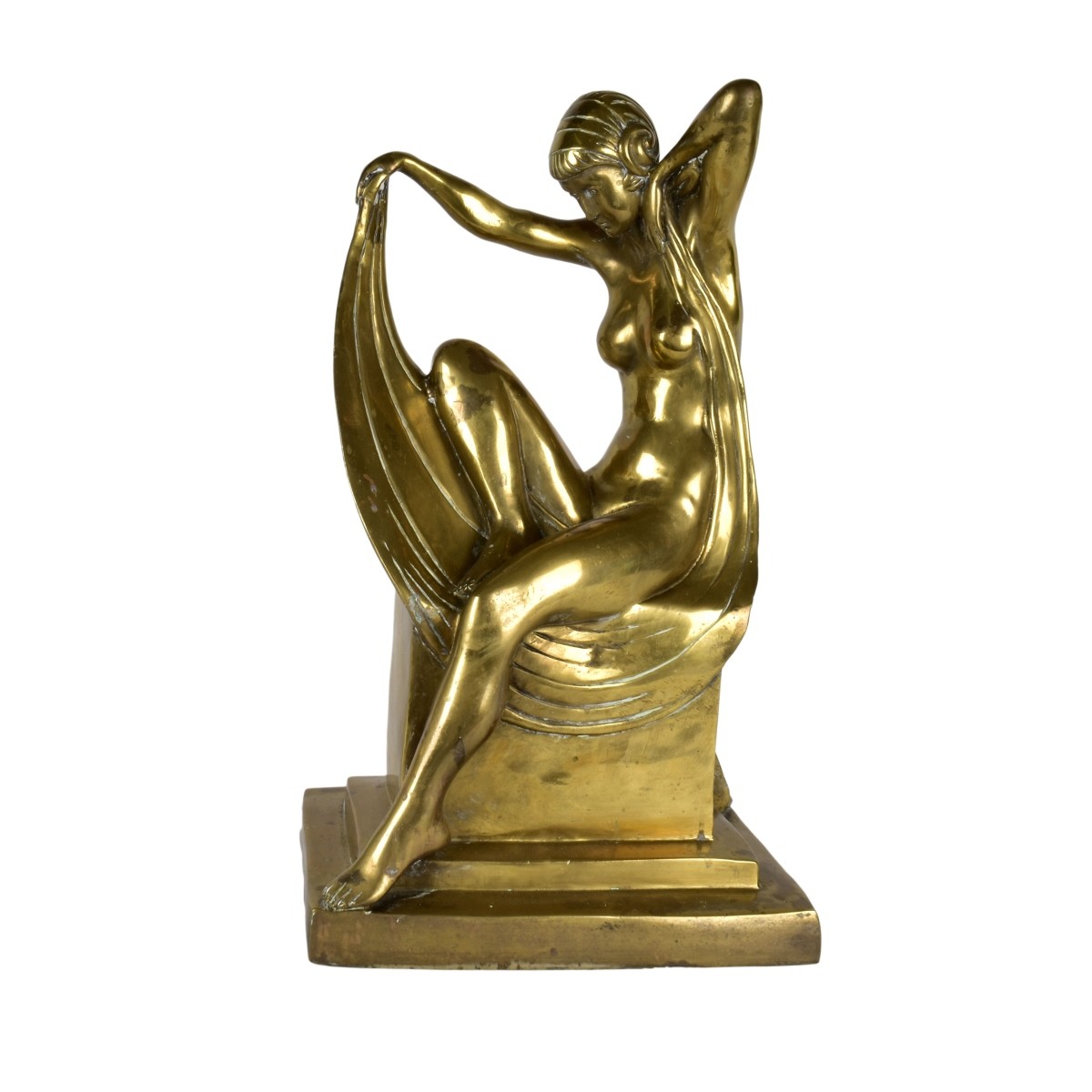 Large Art Deco Style Bronze Sculpture