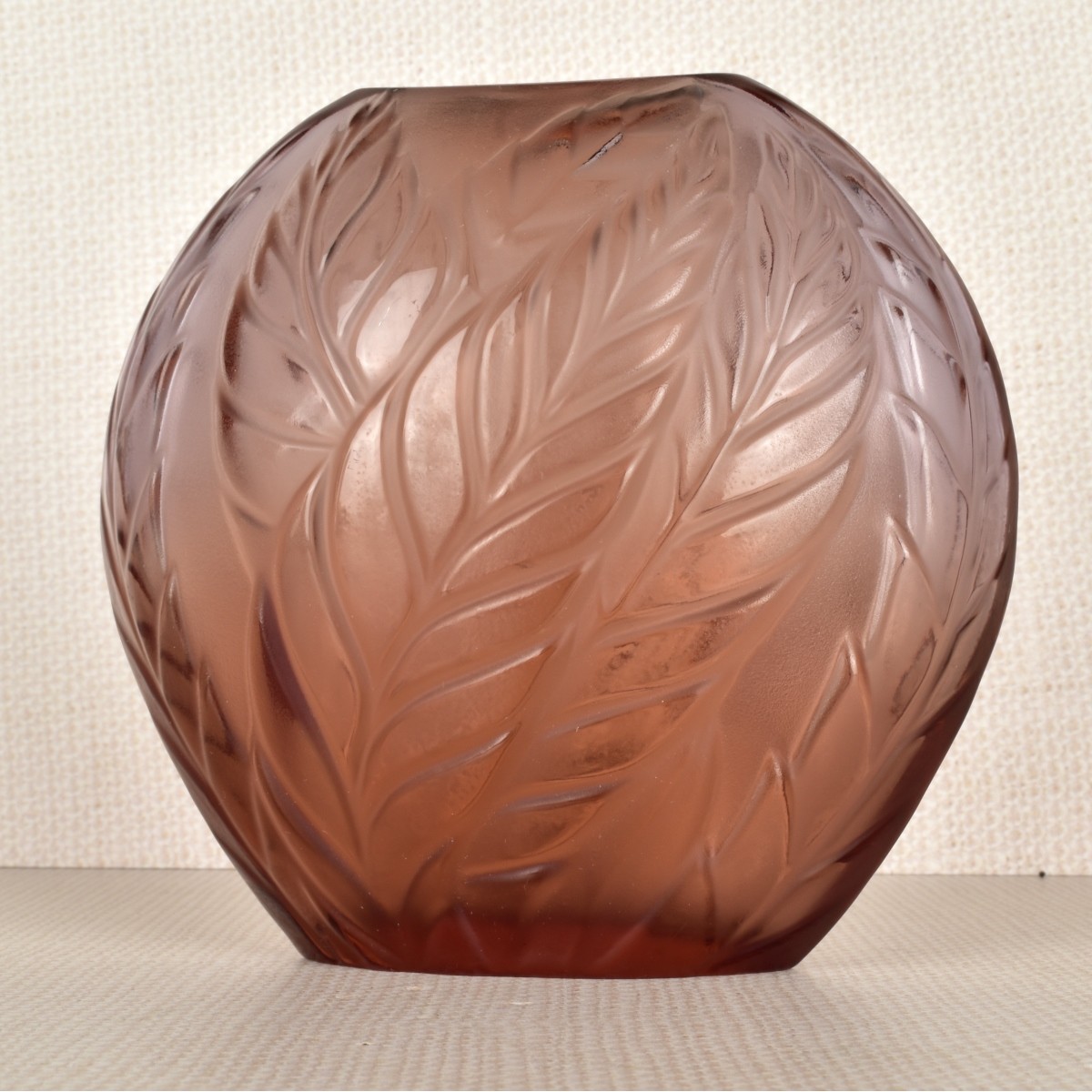 Lalique "Filicaria" Crystal Vase