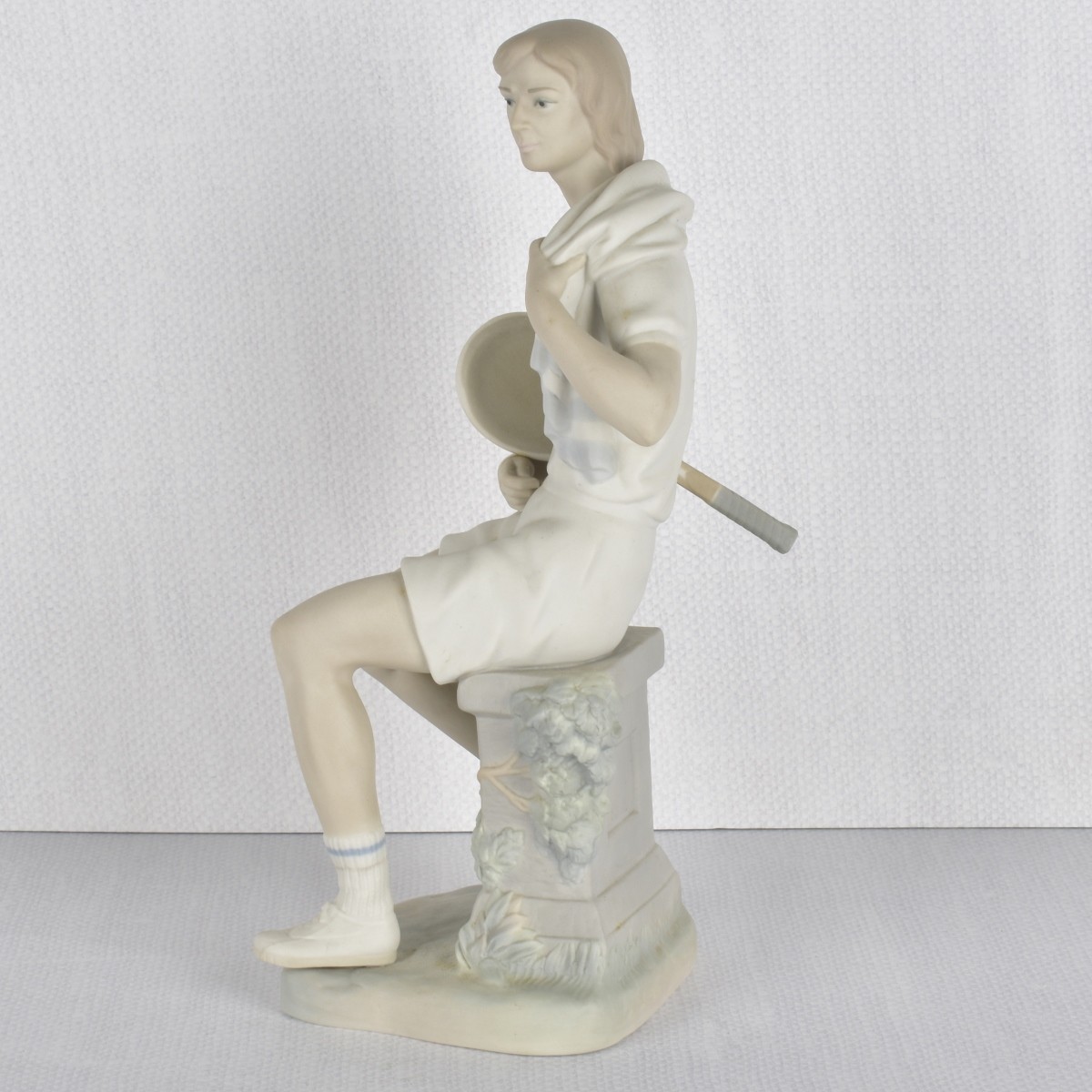 Lladro Bisque Figurine of a Tennis Player