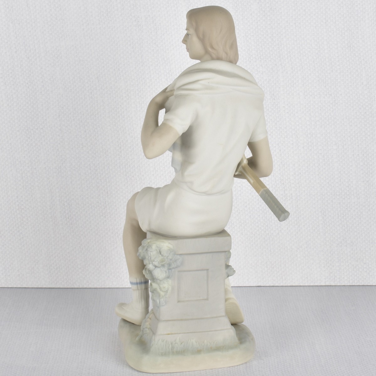 Lladro Bisque Figurine of a Tennis Player