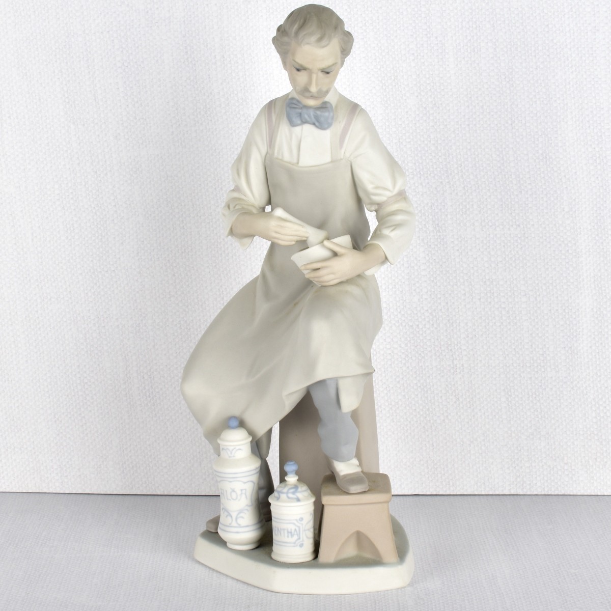 Lladro Bisque Figurine of a Pharmacist