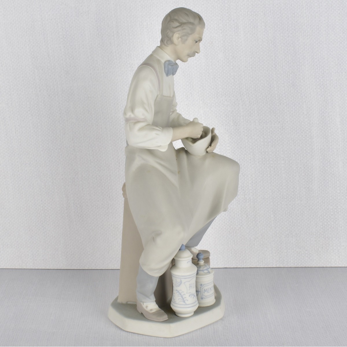 Lladro Bisque Figurine of a Pharmacist