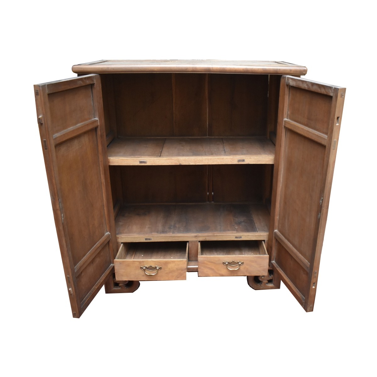 Contemporary Teak Ming Style Cabinet