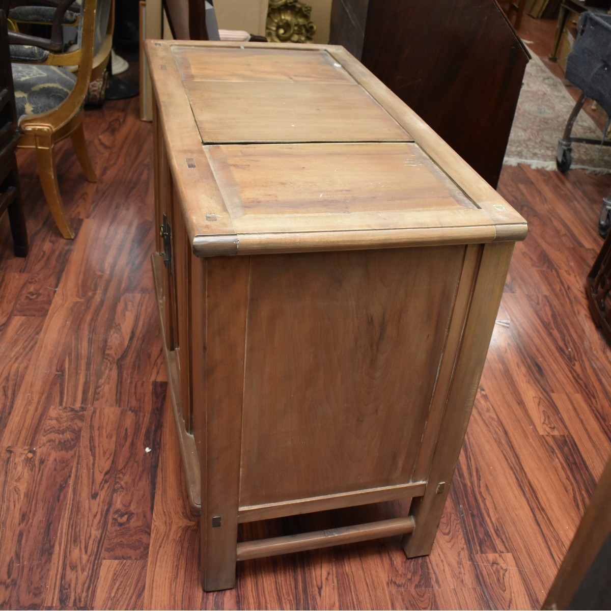 Contemporary Teak Ming Style Console