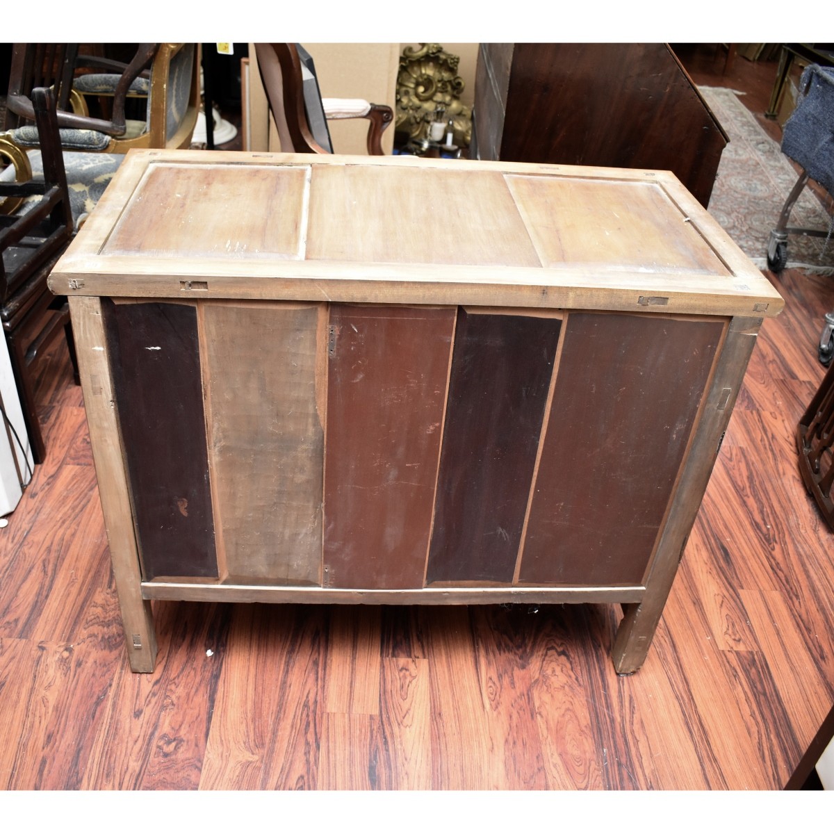 Contemporary Teak Ming Style Console