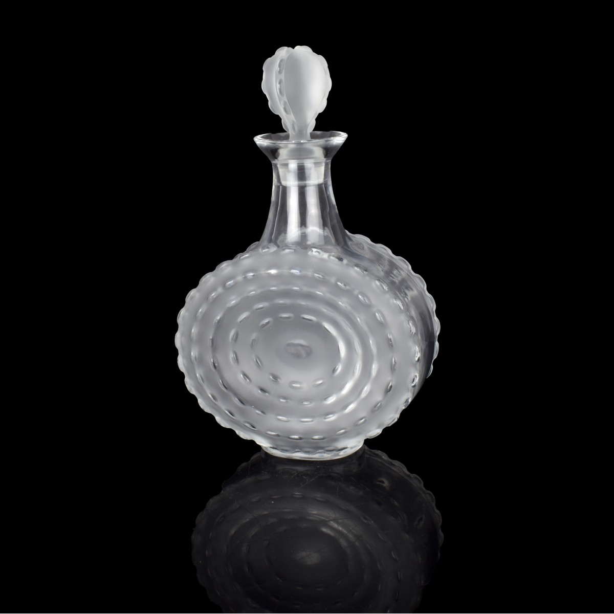 Lalique France "Parme" Crystal Decanter