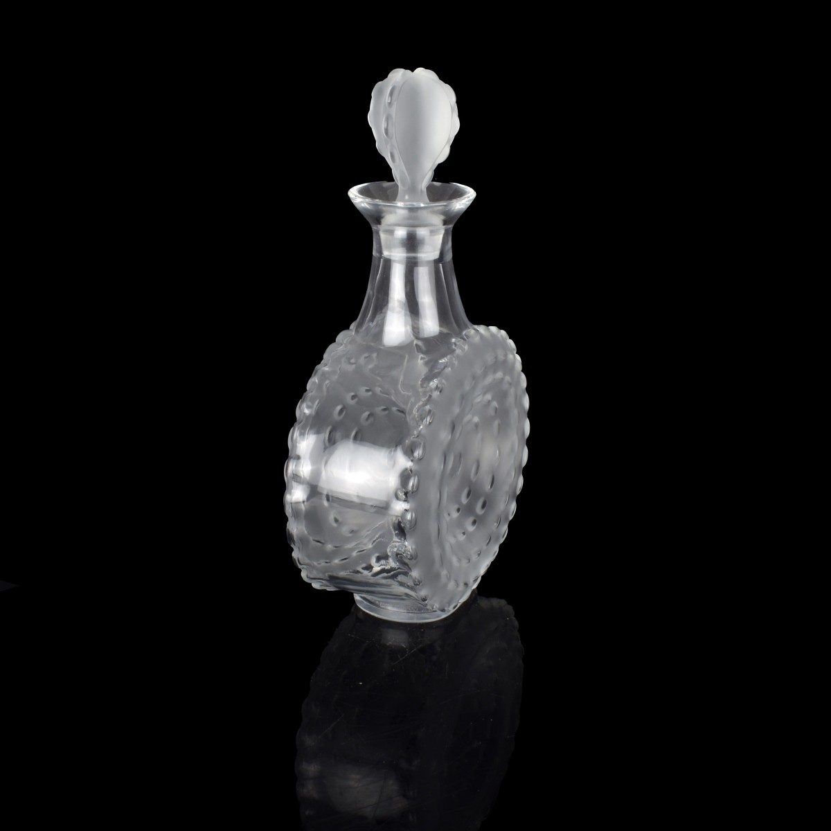 Lalique France "Parme" Crystal Decanter