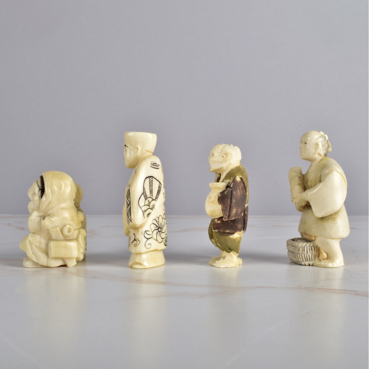 Antique Japanese Netsuke Figurines