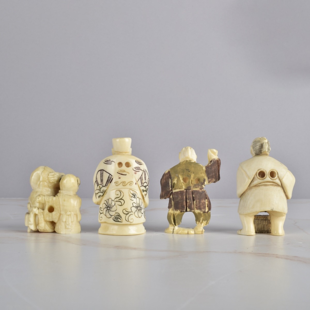 Antique Japanese Netsuke Figurines