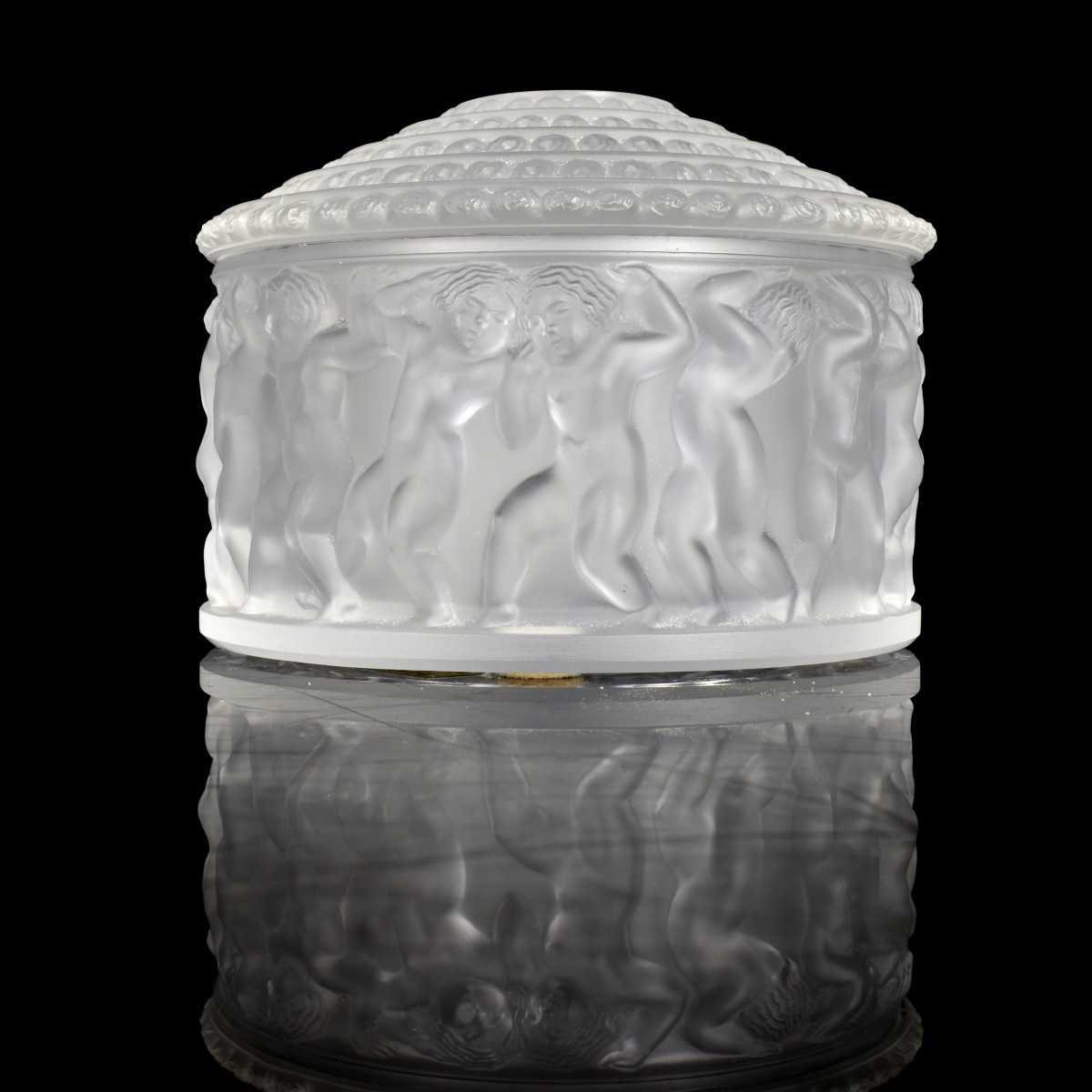 Lalique French "Enfants" Dresser Box