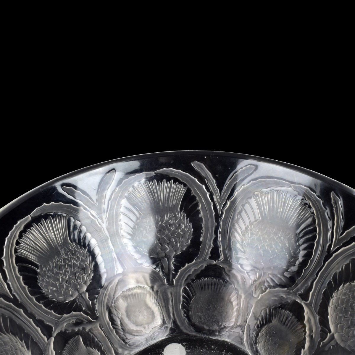 Lalique Pineapple Thistle Bowl