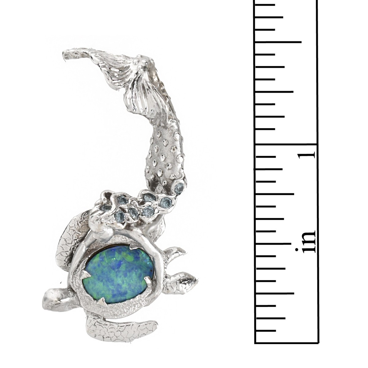 Opal, Topaz and 14K Pendant