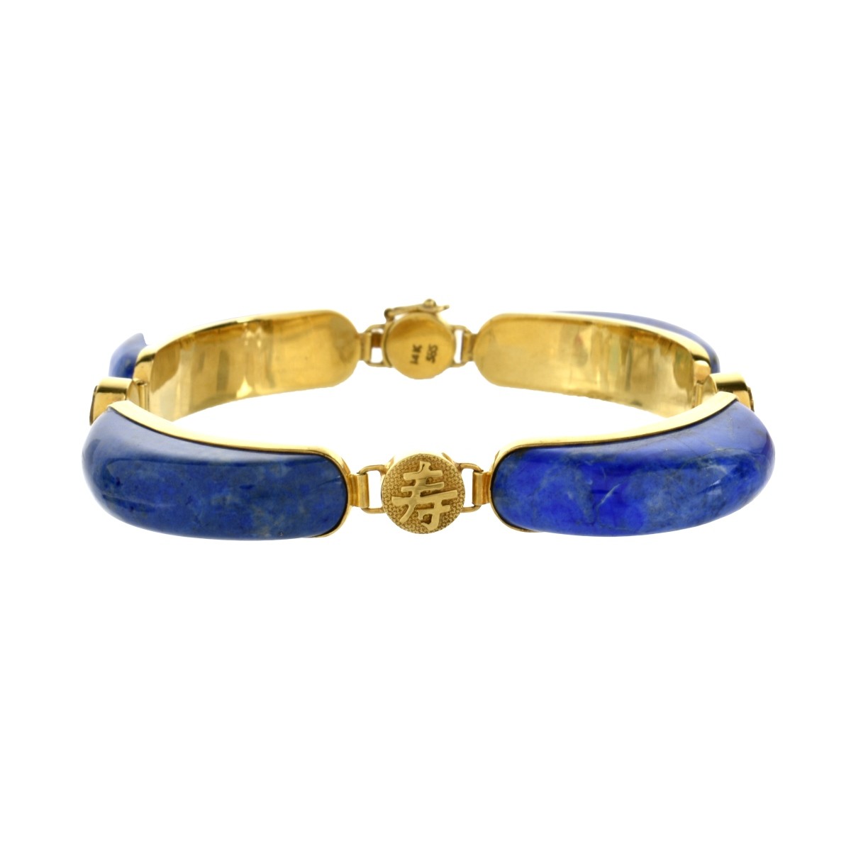 Lapis and 14K Bracelet