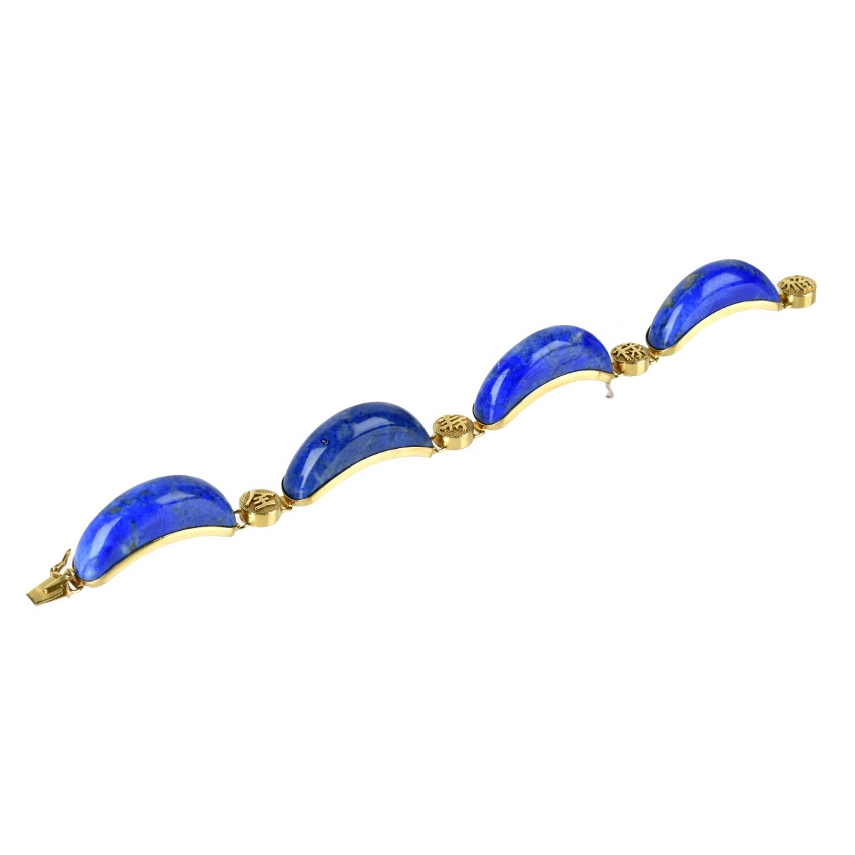 Lapis and 14K Bracelet