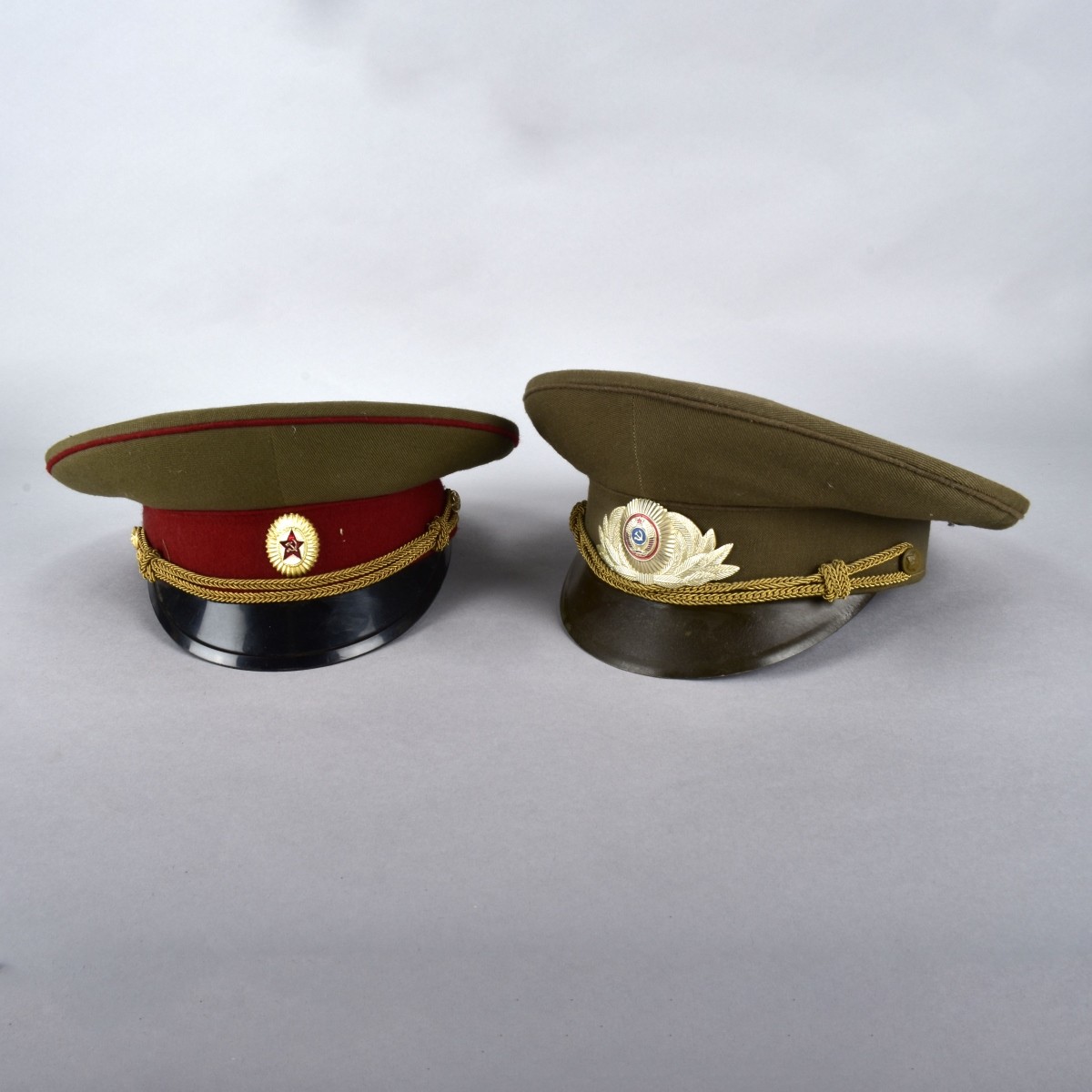 Five Assorted Military Hats