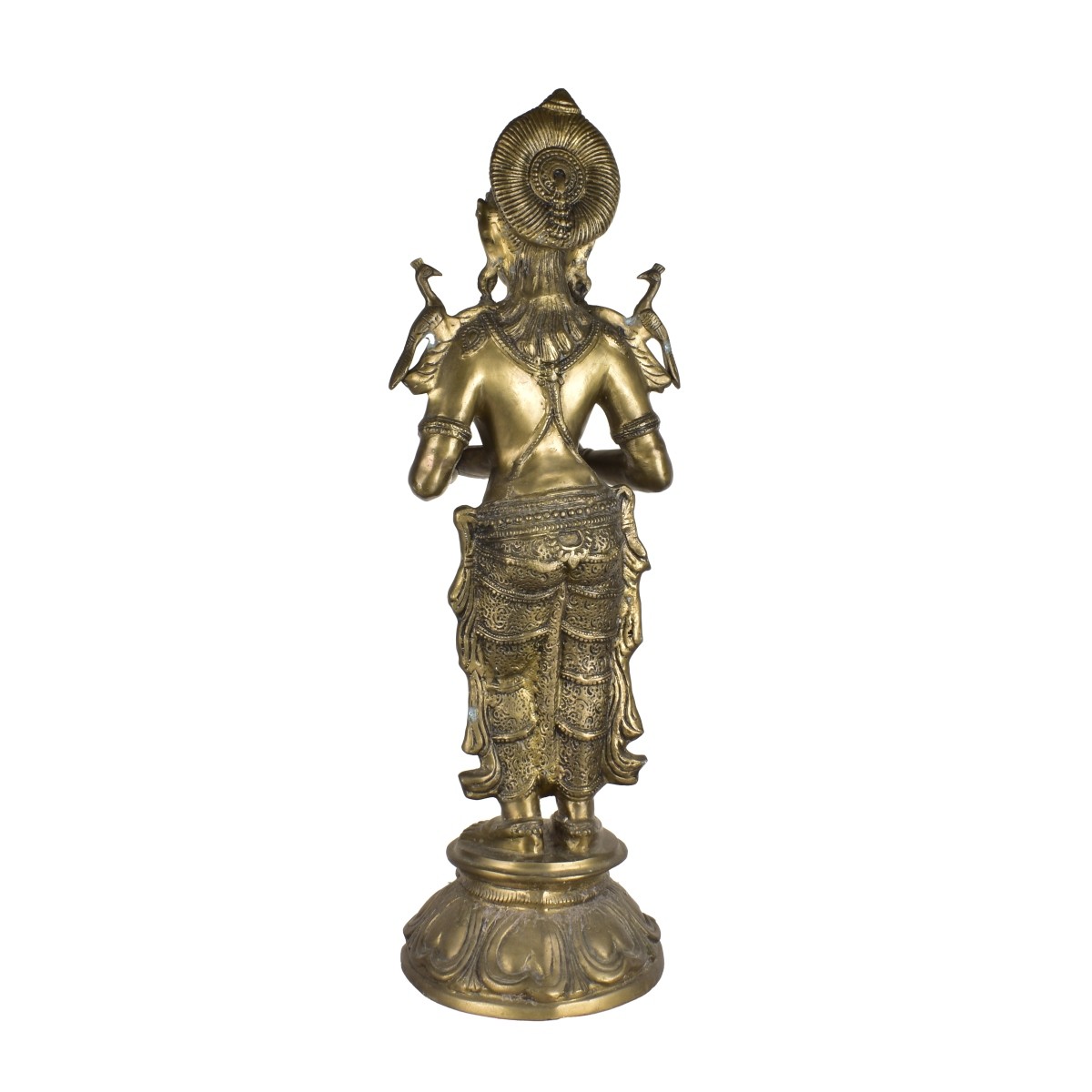 Bronze Deep Lakshmi Hindu Statue