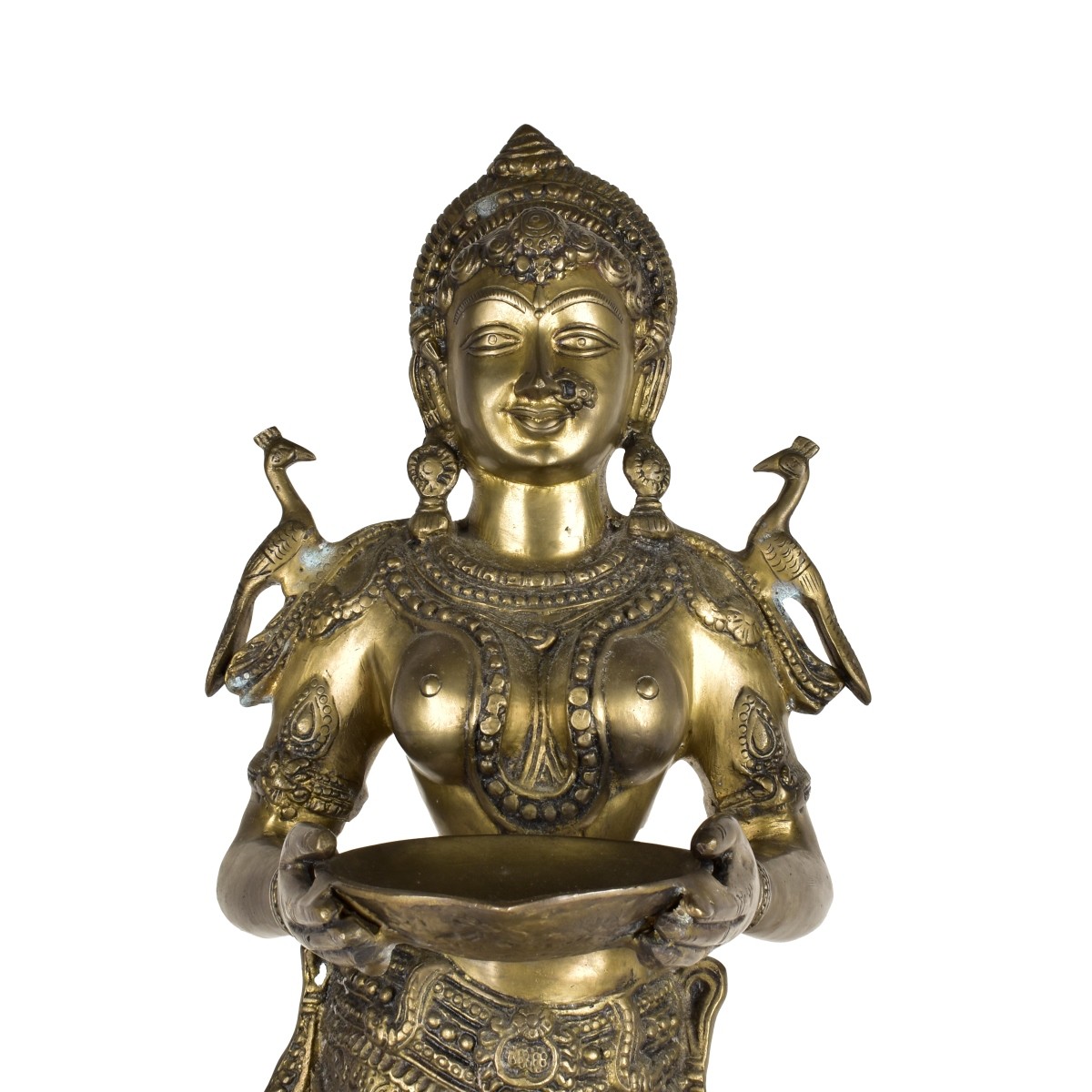 Bronze Deep Lakshmi Hindu Statue