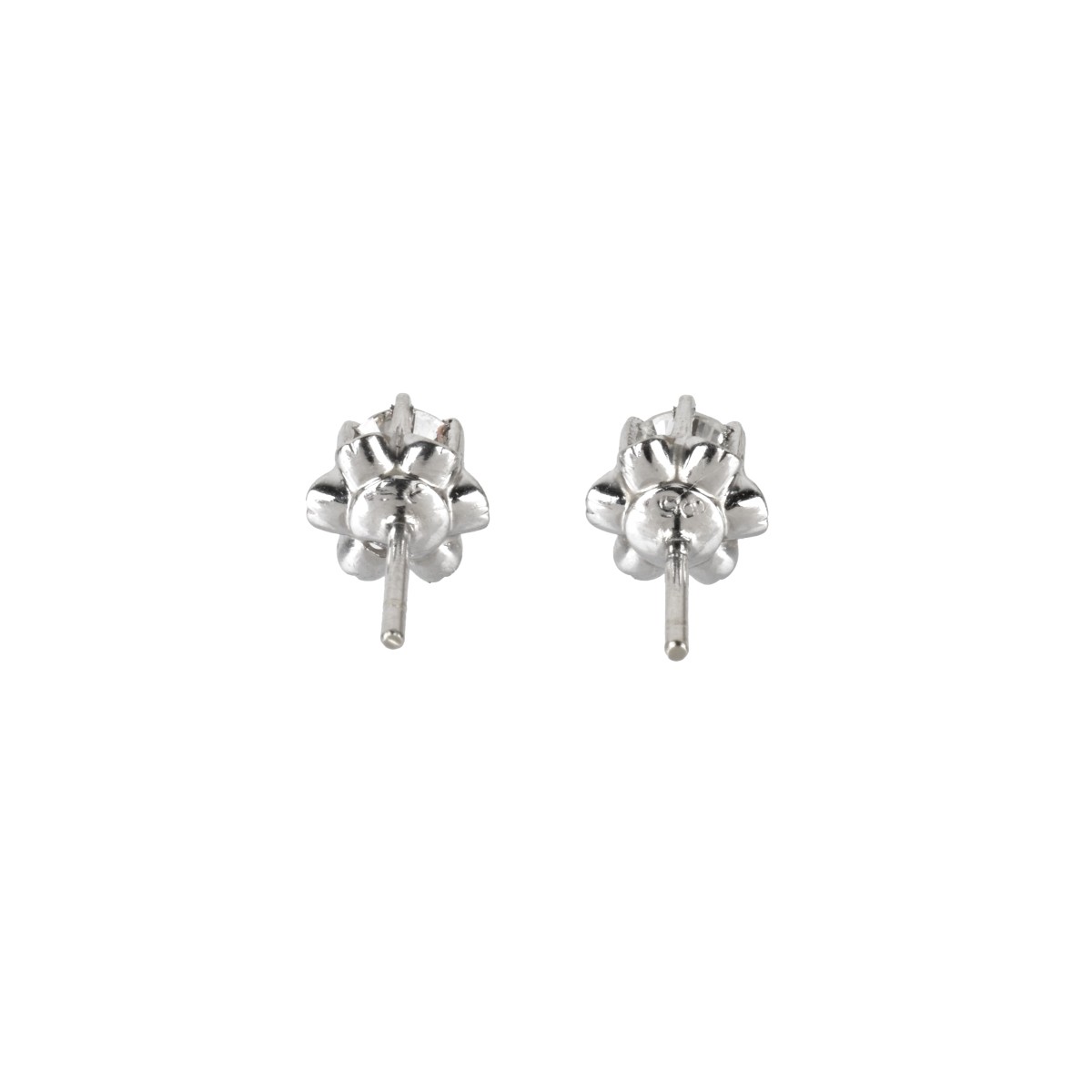 Diamond and 14K Ear Studs