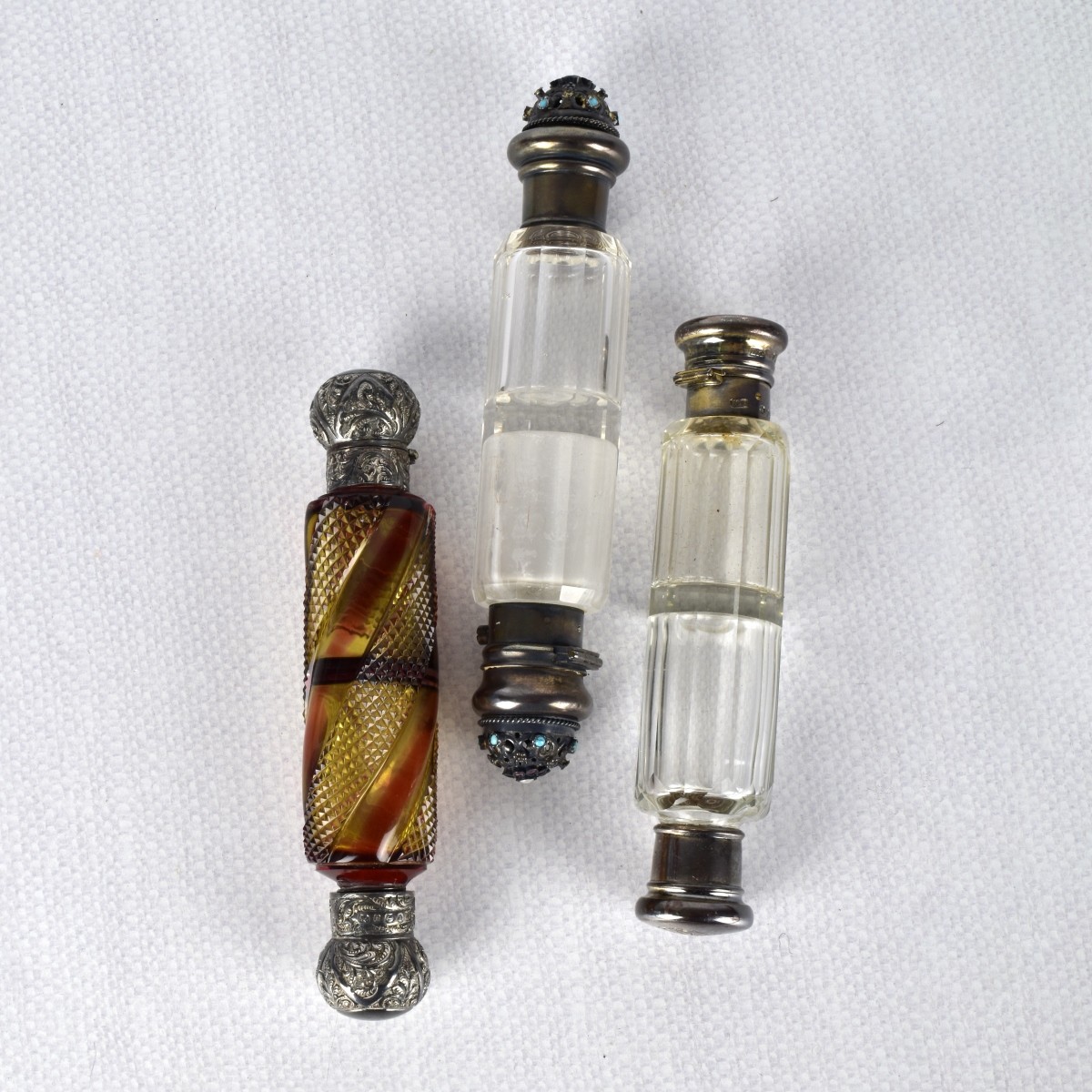 Antique Scent Bottles and Atomizer