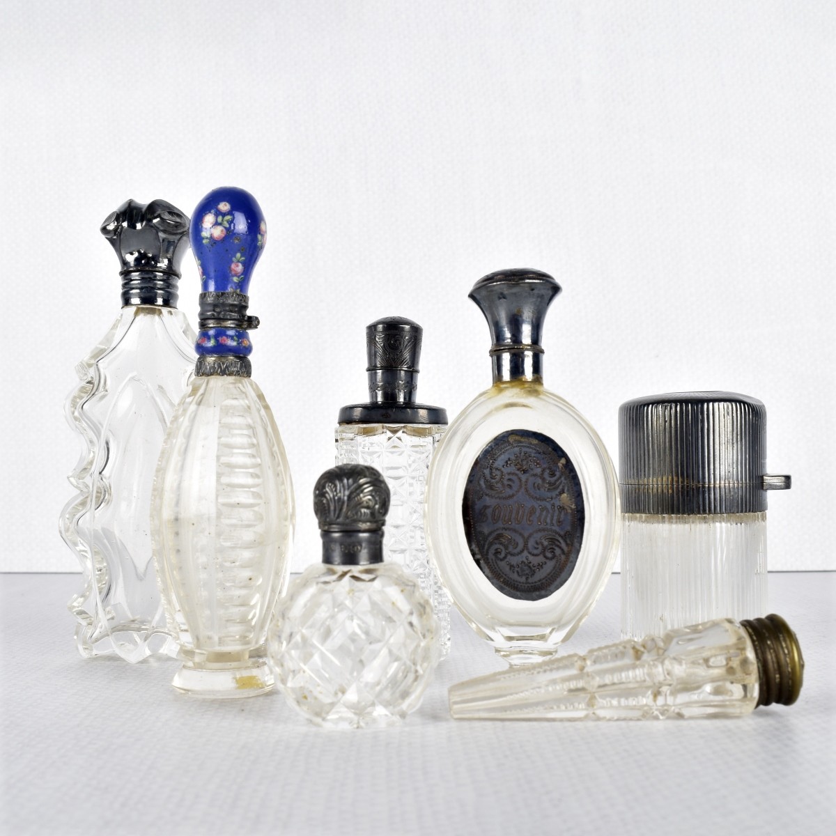 Antique Crystal Scent Bottles