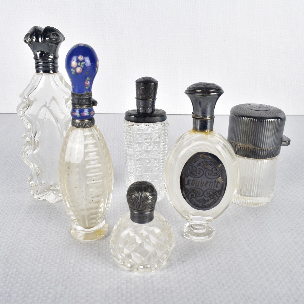 Antique Crystal Scent Bottles