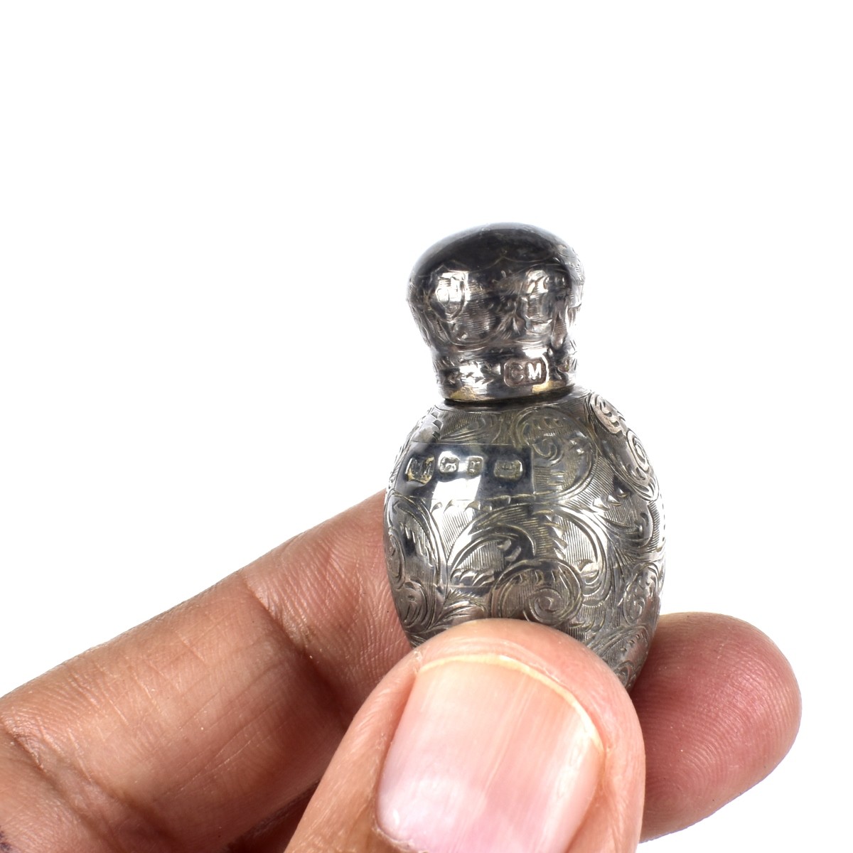 Silver & Glass Scent Bottles