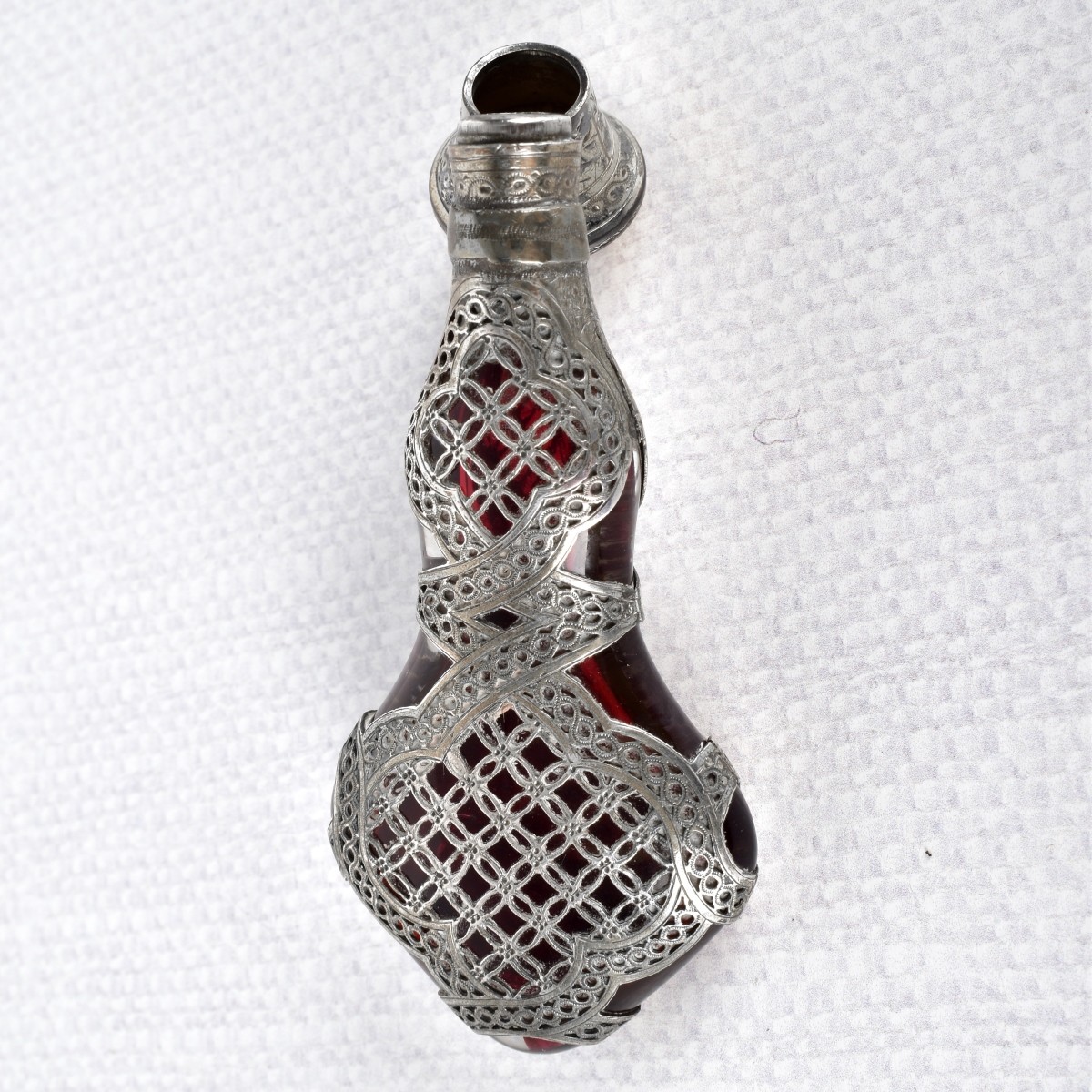 Antique Ruby Glass Scent Bottles