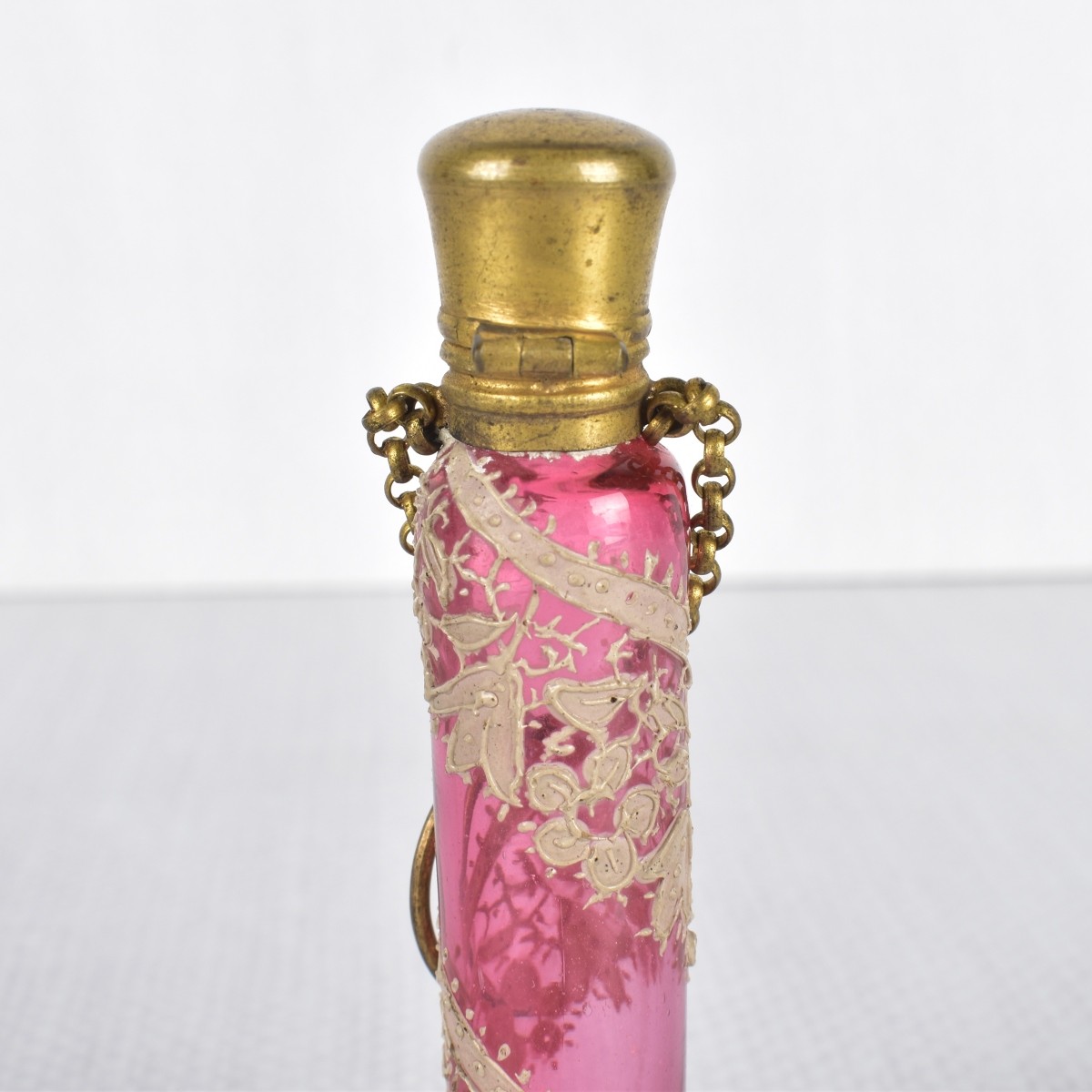 Antique Ruby Glass Scent Bottles