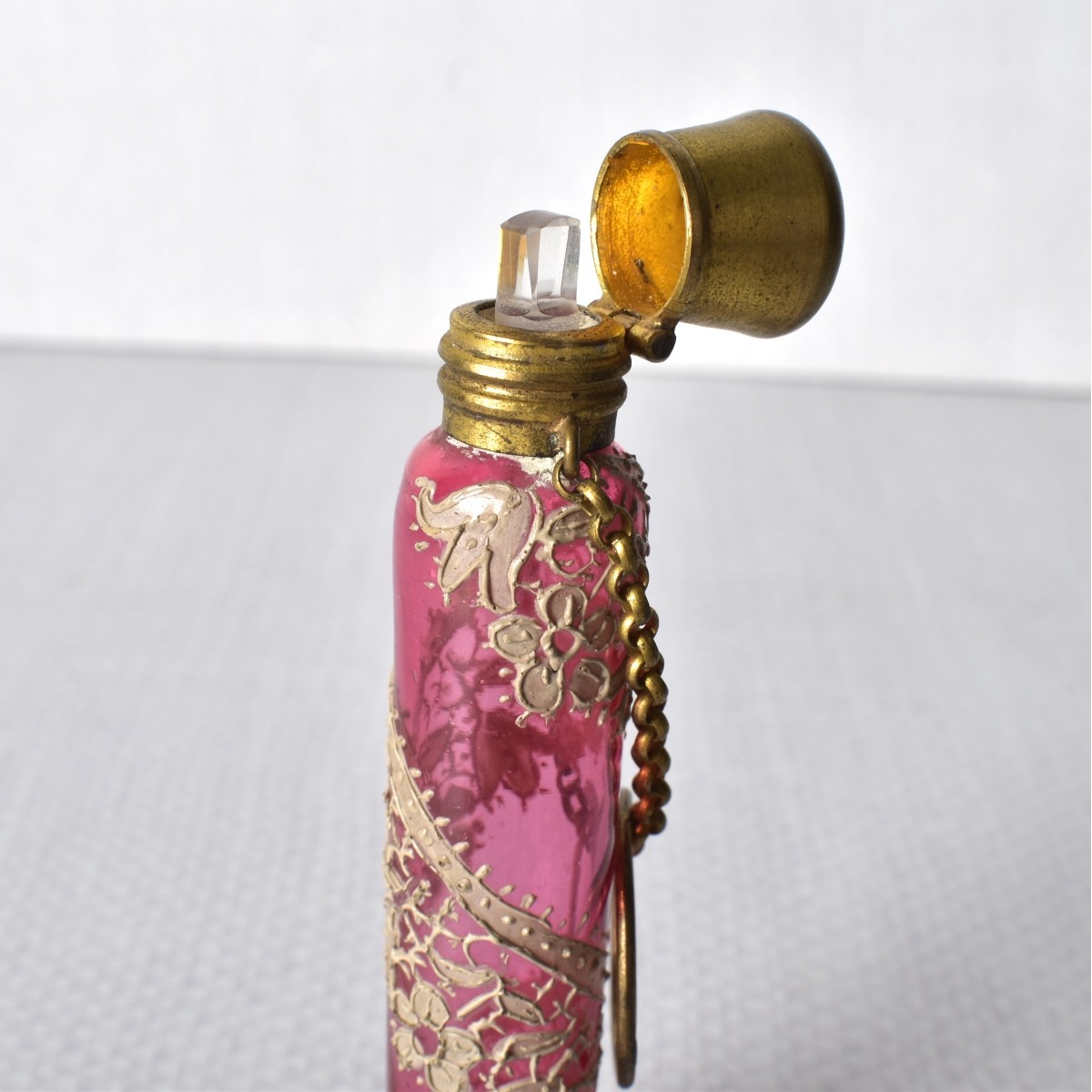 Antique Ruby Glass Scent Bottles