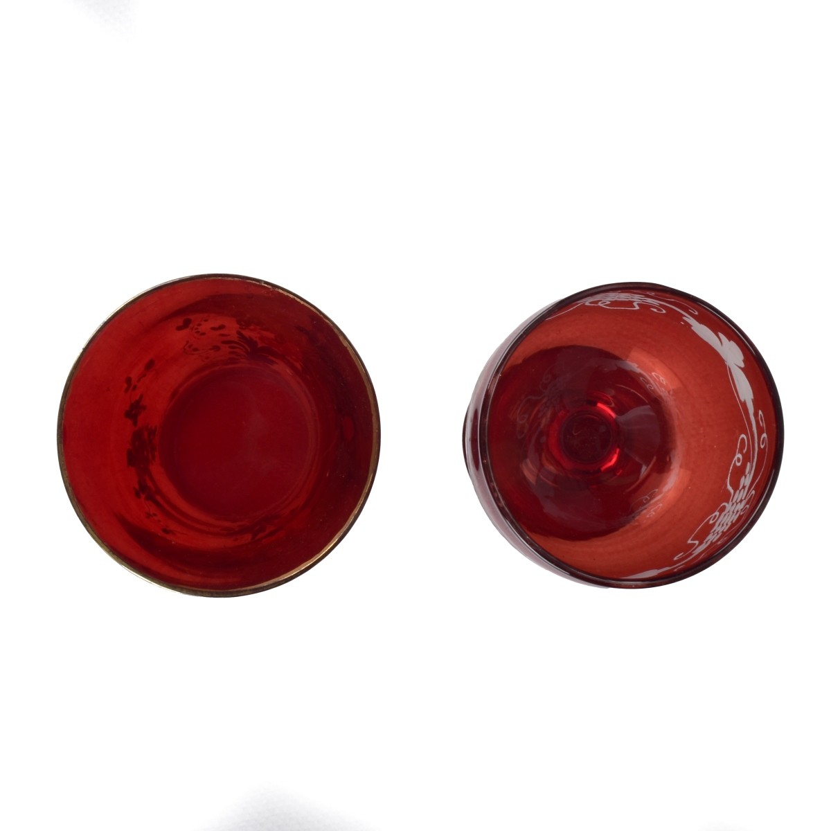 Ruby Glass Bohemian Glasses