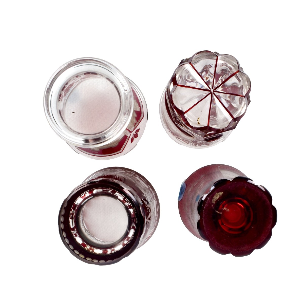 Ruby Bohemian Glasses